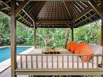 The Samaya Ubud Bali - Beispiel Aussenbereich Hillside Villa (Zimmercodierung VB1)