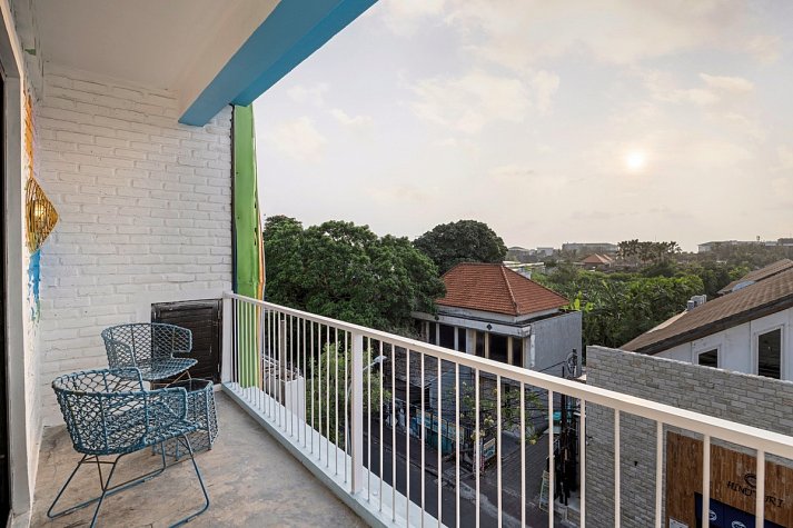 Viva Dash Hotel Seminyak - Beispiel Balkon Dash Deluxe (Zimmercodierung UD1)