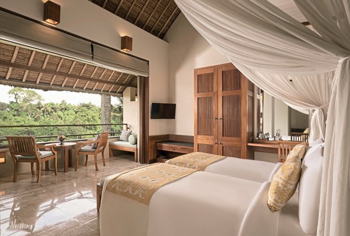Alila Ubud - Wohnbeispiel Superior (Zimmercodierung US1)