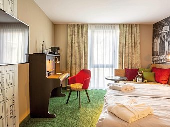 mightyTwice Hotel Dresden - Wohnbeispiel Doppelzimmer MIGHTY (Zimmercodierungen DB1 & DB2)