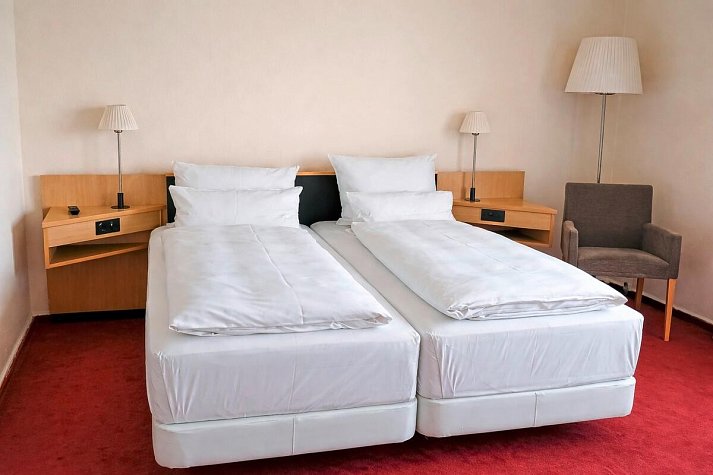 Hotel Dresden Neustadt - Wohnbeispiel Doppelzimmer Standard (Zimmercodierung DG1)