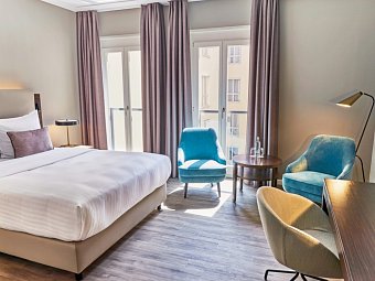 Steigenberger Hotel de Saxe - Wohnbeispiel Doppelzimmer Superior (Zimmercodierungen DS1 & DC1)