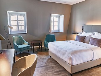 Steigenberger Hotel de Saxe - Wohnbeispiel Doppelzimmer Premium (Zimmercodierung DM1)