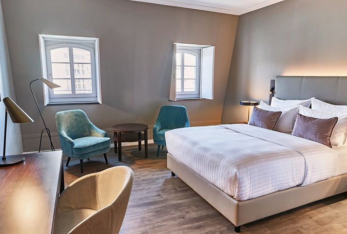Steigenberger Hotel de Saxe - Wohnbeispiel Doppelzimmer Premium (Zimmercodierung DM1)