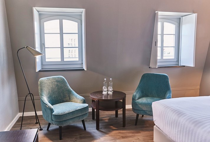 Steigenberger Hotel de Saxe - Wohnbeispiel Doppelzimmer Premium (Zimmercodierung DM1)