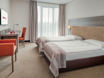 IntercityHotel Dresden - Wohnbeispiel Standard Doppelzimmer (Zimmercodierungen DG1 & DC1)