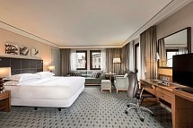 Hilton Dresden - Wohnbeispiel Doppelzimmer Executive (Zimmercodierung DT1)