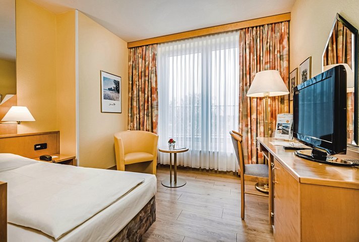 Taste Hotel Dresden - Wohnbeispiel Einzelzimmer (Zimmercodierung EB1)