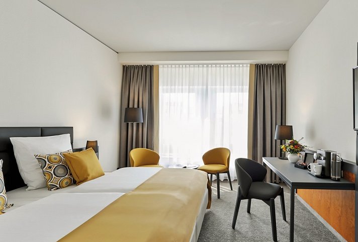 Dorint Hotel Dresden - Wohnbeispiel Doppelzimmer Superior (Zimmercodierungen DS1 & DS3)