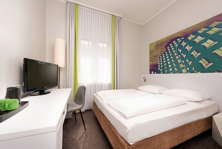 Wyndham Garden Düsseldorf City Centre Königsallee - Wohnbeispiel Doppelzimmer Standard (Zimmercodierung DG1)