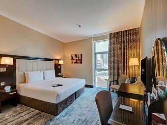 Copthorne Hotel Dubai - Wohnbeispiel Deluxe Suite One King Bed City View (Zimmercodierungen WB1 & UP2)