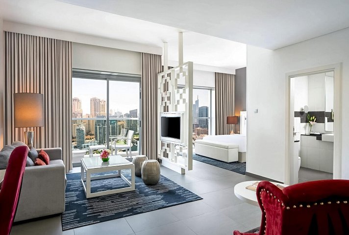 The First Collection Marina Dubai A Tribute Portfolio Hotel - Wohnbeispiel Grand Suite Marina View (Zimmercodierung WB3)