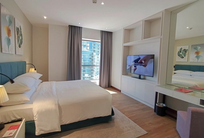 Ramada Hotel & Suites by Wyndham Dubai JBR - Wohnbeispiel Deluxe Room (Zimmercodierung DB1)
