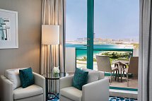 Hilton Dubai Jumeirah Resort - Wohnbeispiel Deluxe Sea View (Zimmercodierung UD3)