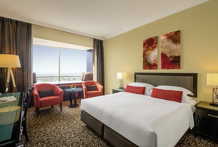Towers Rotana Dubai - Wohnbeispiel Window Seat View Room (Zimmercodierung DB2)