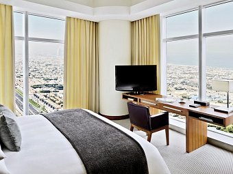 JW Marriott Marquis Dubai - Wohnbeispiel Deluxe Corner Suite (Zimmercodierung WD1)