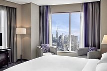 Rose Rayhaan by Rotana - Wohnbeispiel Burj Khalifa View Suite (Zimmercodierung WB1)