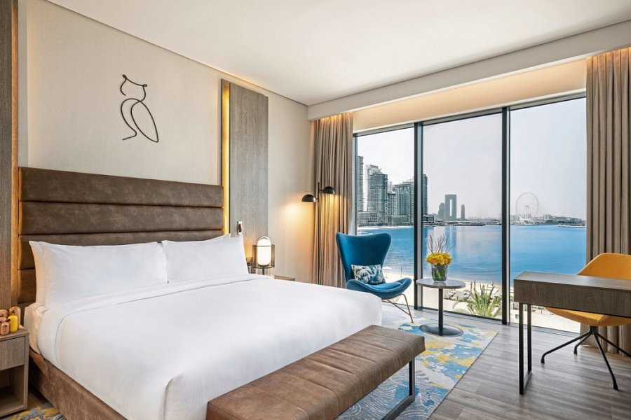 voco Dubai The Palm - Wohnbeispiel Palm Beach Front View (Zimmercodierung DB1)