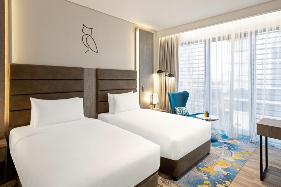 voco Dubai The Palm - Wohnbeispiel Deluxe Room (Zimmercodierungen DD1 & UP1)