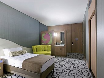 Sofitel Dubai Downtown - Wohnbeispiel Luxury Room (Zimmercodierungen DD1 & DD2)