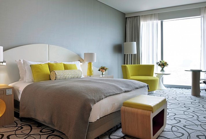 Sofitel Dubai Downtown - Wohnbeispiel Luxury Club Room (Zimmercodierungen UL1 & UL2)