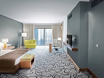 Sofitel Dubai Downtown - Wohnbeispiel Junior Suite (Zimmercodierung JB1)