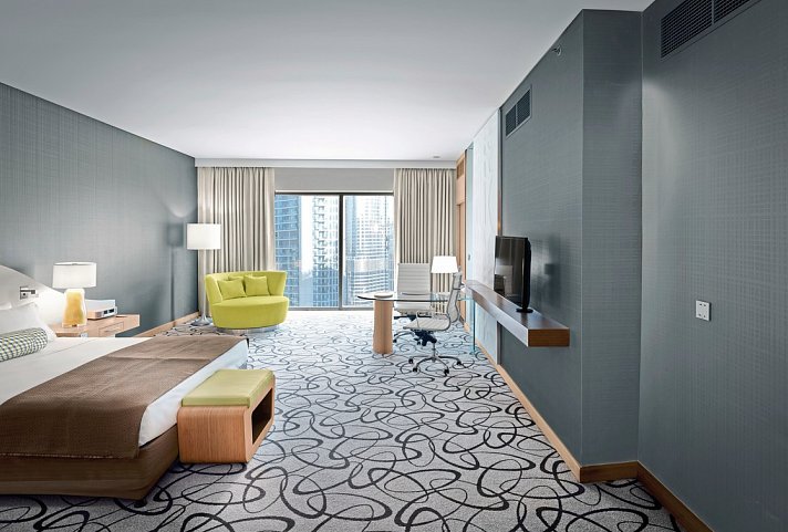 Sofitel Dubai Downtown - Wohnbeispiel Junior Suite (Zimmercodierung JB1)