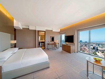 Hyatt Regency Dubai Creek Heights - Wohnbeispiel Deluxe King (Zimmercodierung DD1)