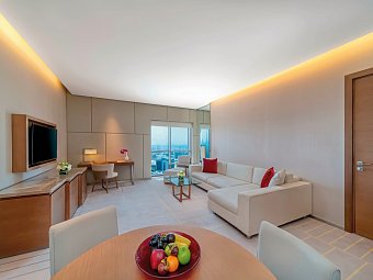 Hyatt Regency Dubai Creek Heights - Wohnbeispiel 1 Bedroom Family Suite (Zimmercodierung WB1)