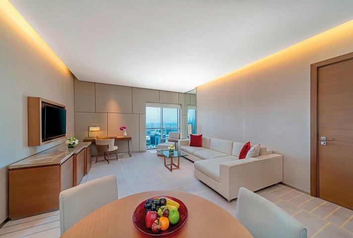 Hyatt Regency Dubai Creek Heights - Wohnbeispiel 1 Bedroom Family Suite (Zimmercodierung WB1)