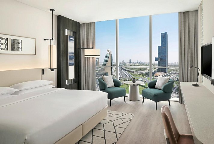 Sheraton Grand Hotel Dubai - Wohnbeispiel Deluxe Room (Zimmercodierung UD1)
