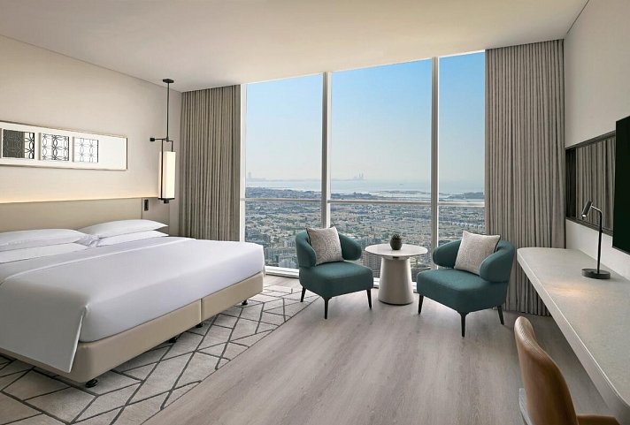 Sheraton Grand Hotel Dubai - Wohnbeispiel Deluxe Suite (Zimmercodierung WD1)