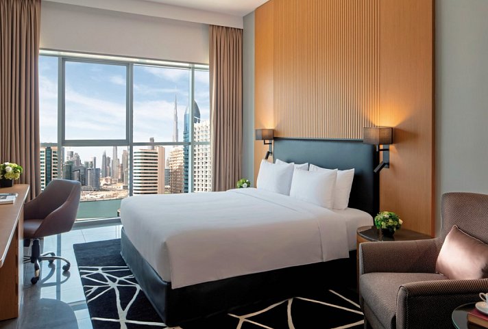 The First Collection Business Bay - Wohnbeispiel Deluxe Room (Zimmercodierung UD1)