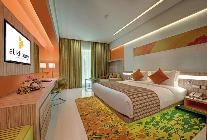 Al Khoory Atrium Hotel - Wohnbeispiel Wohnbeispiel Deluxe Room (Zimmercodierung UD1)