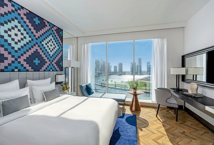 Pullman Dubai Downtown - Wohnbeispiel Deluxe Canal View (Zimmercodierung UDI)