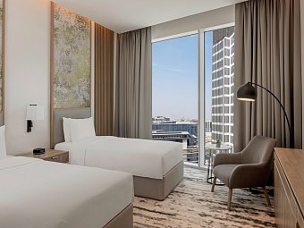 Holiday Inn Dubai Business Bay - Wohnbeispiel Standard Room Twin (Zimmercodierung DB2)