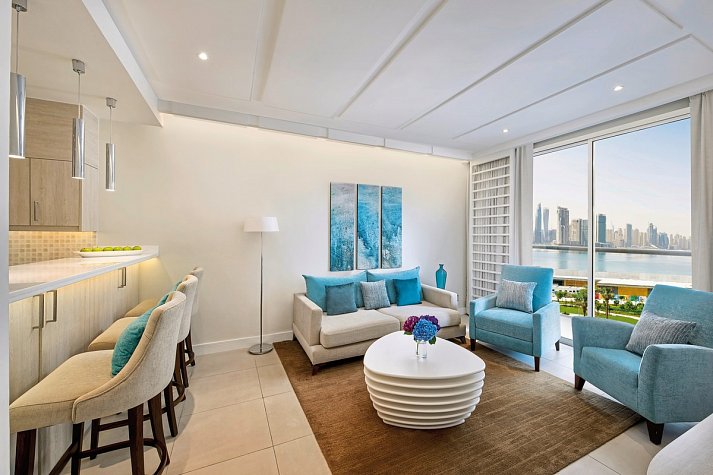 NH Collection Dubai The Palm - Wohnbeispiel One Bedroom Apartment (Zimmercodierung AB1)
