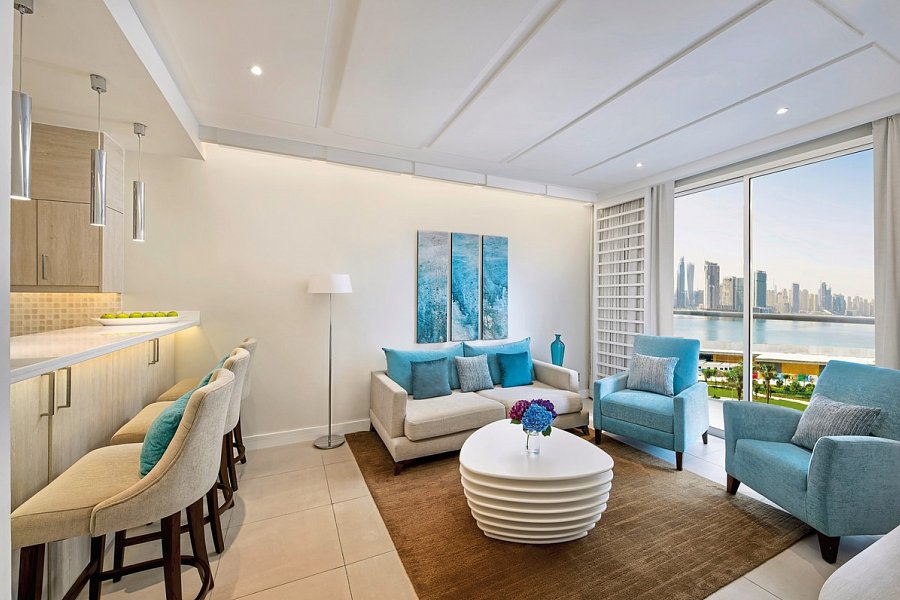 NH Collection Dubai The Palm - Wohnbeispiel One Bedroom Apartment (Zimmercodierung AB1)