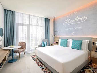 NH Collection Dubai The Palm - Wohnbeispiel Standard Room with Balcony (Zimmercodierungen DG1 & DB1)