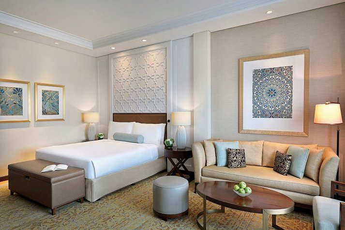 The Ritz-Carlton, Dubai - Wohnbeispiel Deluxe King (Zimmercodierung DD1)