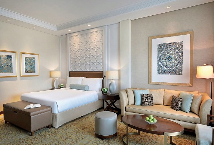 The Ritz-Carlton, Dubai - Wohnbeispiel Deluxe King (Zimmercodierung DD1)