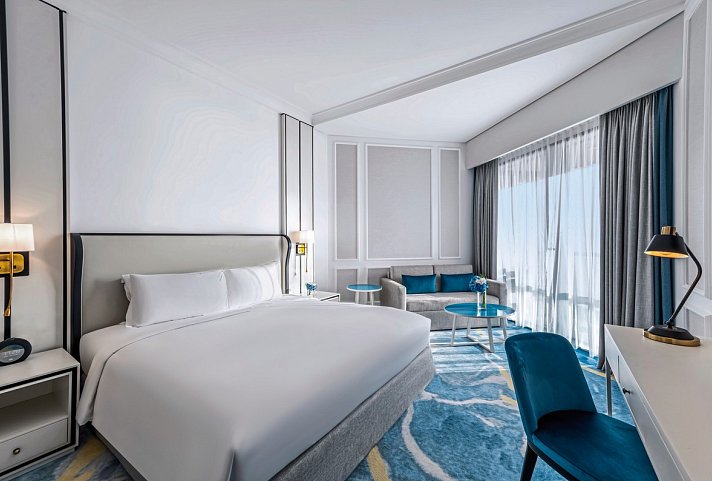 Sofitel Dubai Jumeirah Beach - Wohnbeispiel Superior Room Side Sea View (Zimmercodierung DS1)