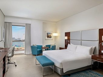 Hilton Dubai The Walk - Wohnbeispiel Deluxe Room Sea View (Zimmercodierung UDM)