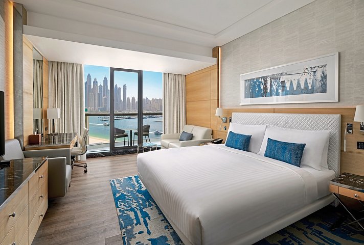 Marriott Resort Palm Jumeirah Dubai - Wohnbeispiel Palm Deluxe (Zimmercodierungen UD1, UP1, UP8 & DP1)