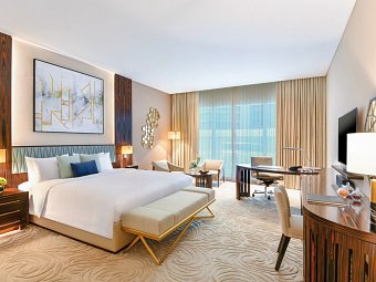 Sofitel Dubai The Obelisk - Wohnbeispiel Deluxe Room (Zimmercodierungen UD1 & UL1)
