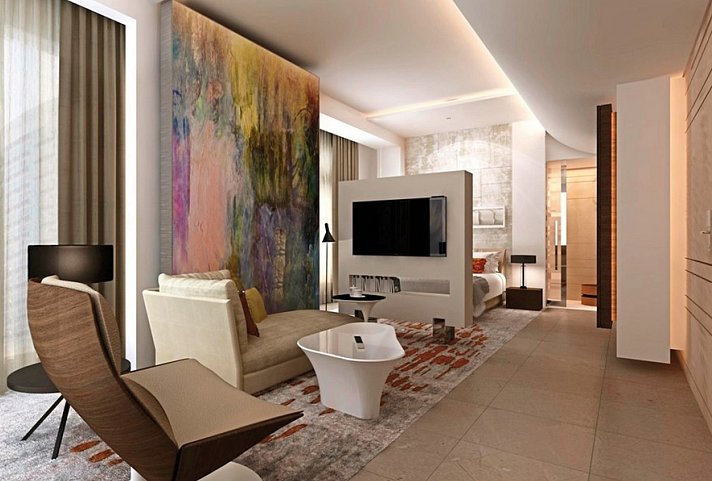 Crowne Plaza Dubai Marina - Wohnbeispiel Junior Suite City View (Zimmercodierung JB1)