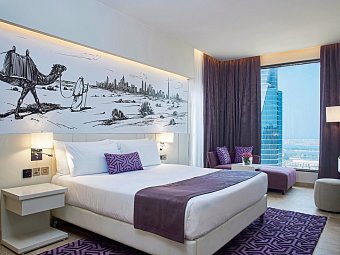 Mercure Dubai Barsha Heights - Wohnbeispiel One Bedroom Suites- City View (Zimmercodierung WB1)