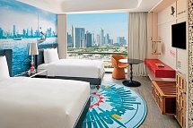 Hotel Indigo Dubai Downtown - Wohnbeispiel Standard Twin Room City View (Zimmercodierung DB1)
