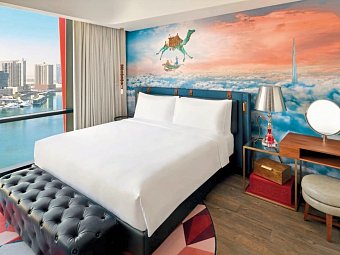 Hotel Indigo Dubai Downtown - Wohnbeispiel Superior Room Creek View (Zimmercodierung DS1)