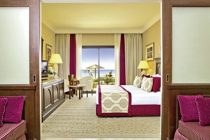 JAZ Miramar Al Aqah Beach Resort - Wohnbeispiel Superior Room Side Sea View (Zimmercodierung US3)